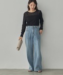 tシャツ パワーネット フロッキードット シア...の詳細画像2