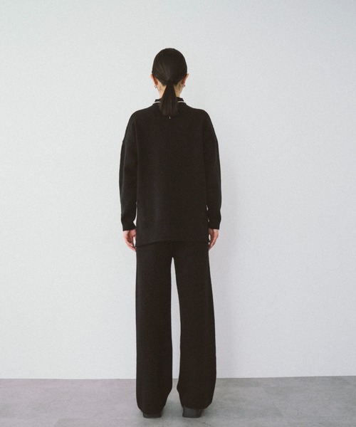 「HANNE」 セットアップ FREE ブラック レディース_画像2