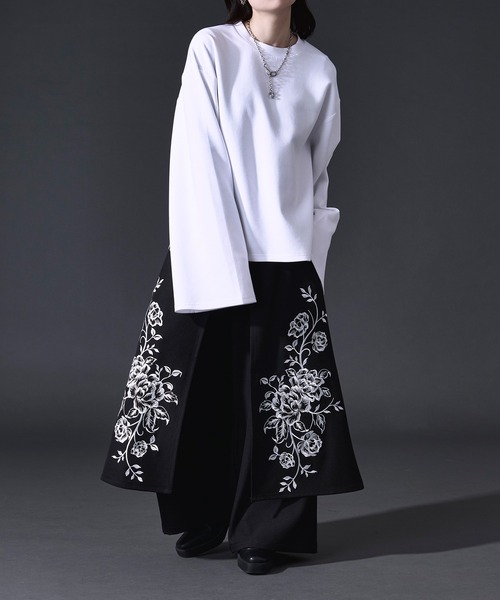 Ellno Loset（エルノロゼット） uvカット ワイドパンツ スラックス