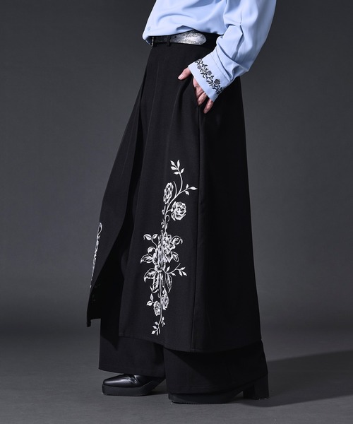 Ellno Loset（エルノロゼット） uvカット ワイドパンツ スラックス
