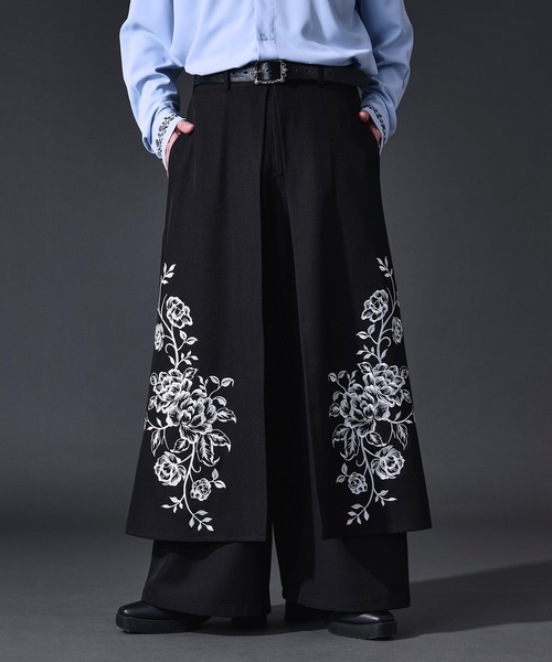 Ellno Loset（エルノロゼット） uvカット ワイドパンツ スラックス