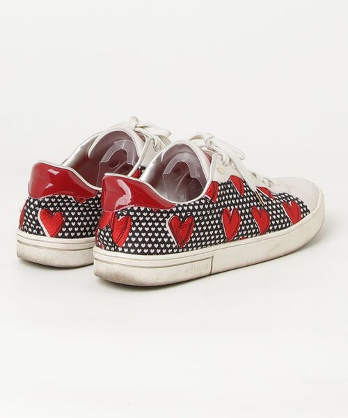 「+diana」 ローカットスニーカー 25.5cm レッド レディース_画像2