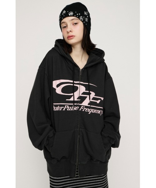SLY OVER HOODIE スライ　オーバー　フーディー　アウトレット SLY（スライ） パーカー LOGO OVER HOODIE ロゴオーバーフーディー 春