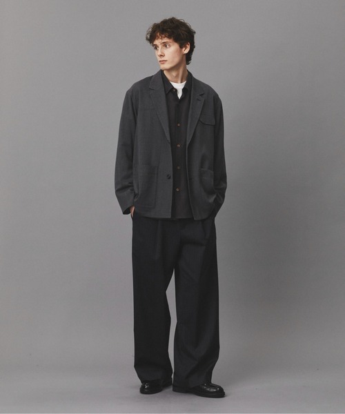 ジャケット テーラードジャケット 「2WAY」S170woolGauze Jacket メンズの画像