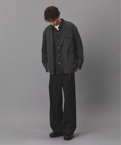 ジャケット テーラードジャケット 「2WAY」S170woolGauze Jacket メンズの画像