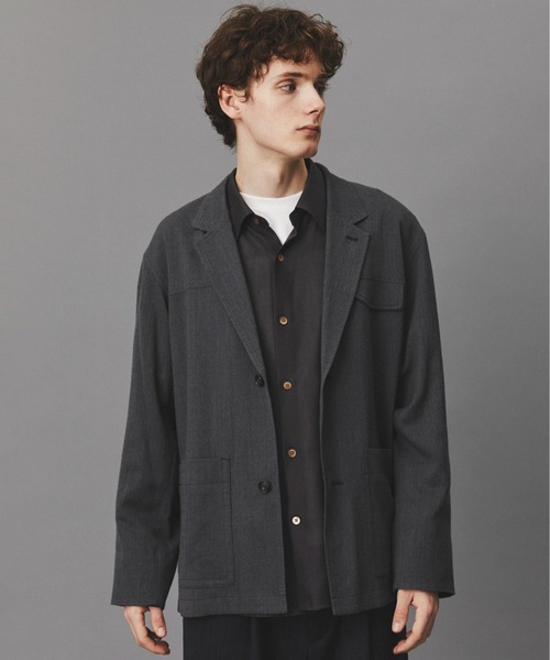 ジャケット テーラードジャケット 「2WAY」S170woolGauze Jacket メンズの画像