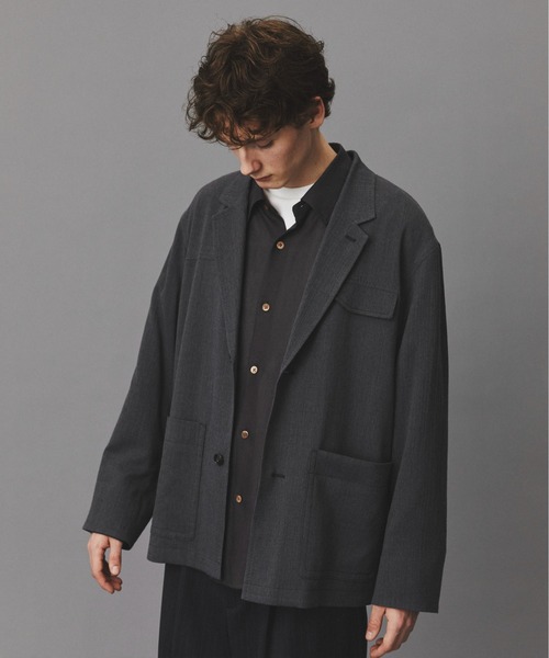 ジャケット テーラードジャケット 「2WAY」S170woolGauze Jacket メンズの画像