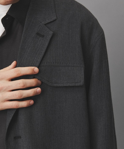 ジャケット テーラードジャケット 「2WAY」S170woolGauze Jacket メンズの画像