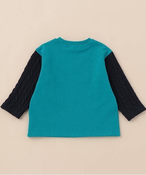 「sense of wonder」 「KIDS」長袖カットソー 120cm ターコイズブルー キッズ_画像5