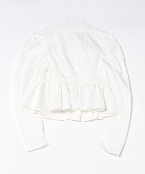 CLANE（クラネ） tシャツ CLANE SHORT PEPLUM RIBBON TOPS レディース