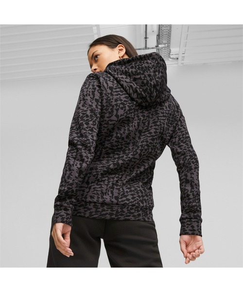 「PUMA」 プルオーバーパーカー SMALL サンドベージュ レディース_画像9
