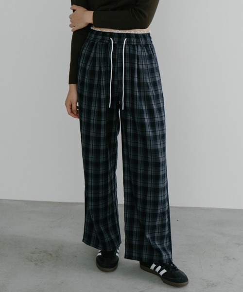 「duei」 イージーパンツ FREE ブラウン レディース_画像4