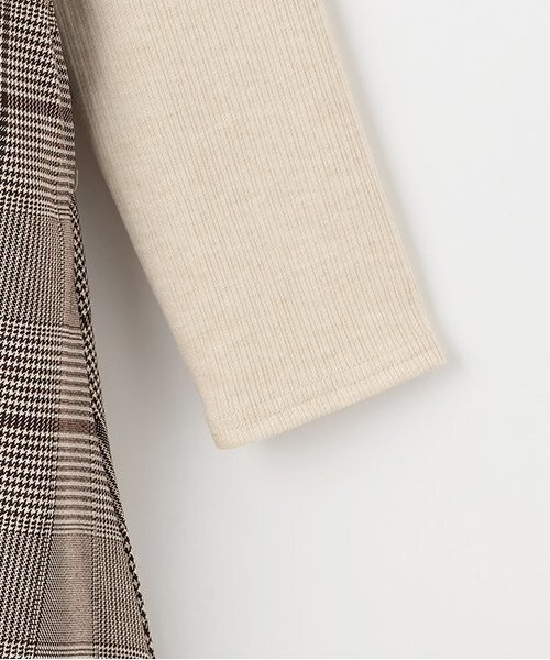 「petit main LIEN」 ドッキングワンピース F ブラウン レディース_画像5