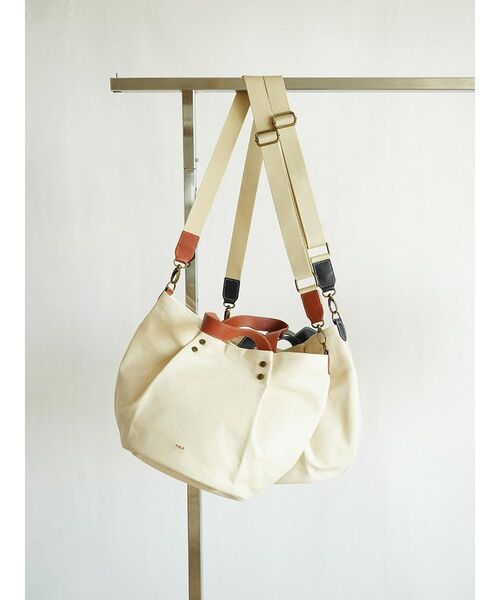 FIKA.（フィーカ） トートバッグ Canvas tuck 2way tote bag（beige