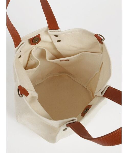 FIKA.（フィーカ） トートバッグ Canvas tuck 2way tote bag（beige