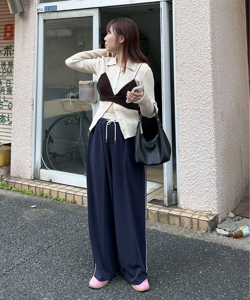 「PILIT」 ベスト MEDIUM ブラウン レディース_画像9