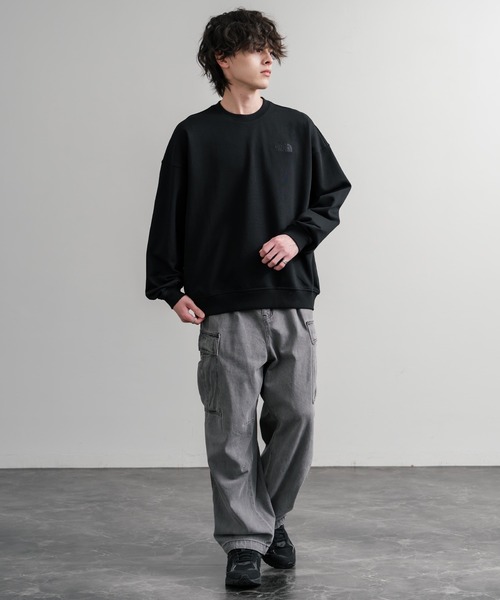 「THE NORTH FACE」 スウェットカットソー S ダークグレー メンズ_画像6