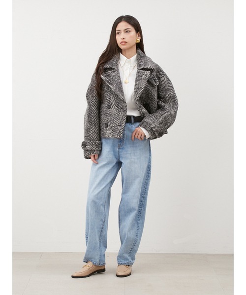 「Mila Owen」 デニムパンツ 0 ブラック レディース_画像9