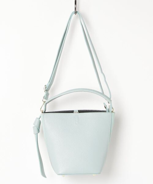 「AULENTTI」 2WAYバッグ ONE SIZE ライトブルー レディース_画像2