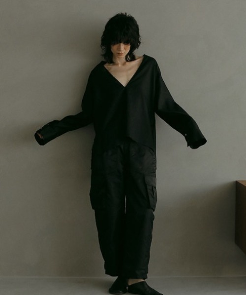 「ETRE TOKYO」 カーゴパンツ S グレー レディース_画像4