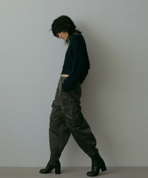 「ETRE TOKYO」 カーゴパンツ S グレー レディース_画像7
