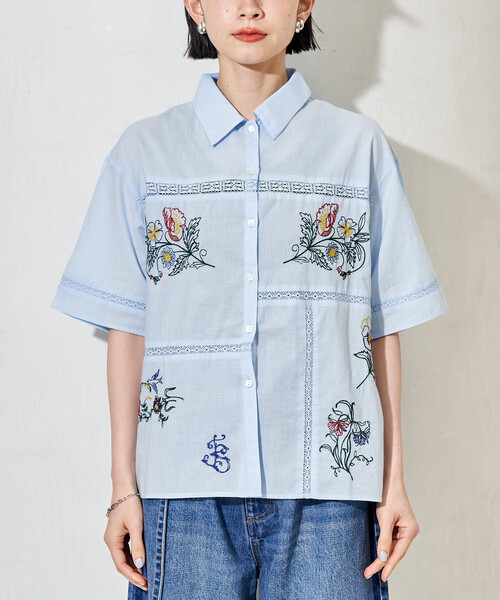 FREAK'S STORE（フリークスストア） ブラウス シャツ インド パッチ