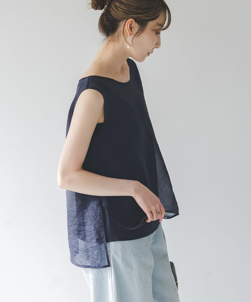 NOBLE（ノーブル） ブラウス シャツ 「セットアップ対応」「洗える