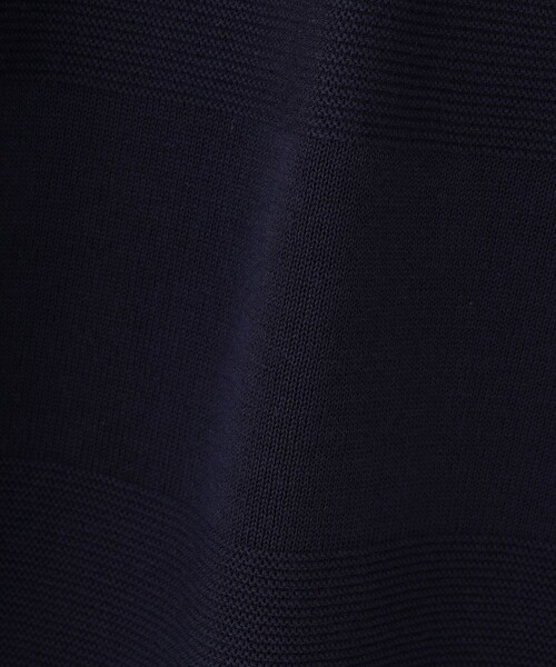 「MACKINTOSH PHILOSOPHY」 半袖ニット 38 ダークネイビー メンズ_画像9