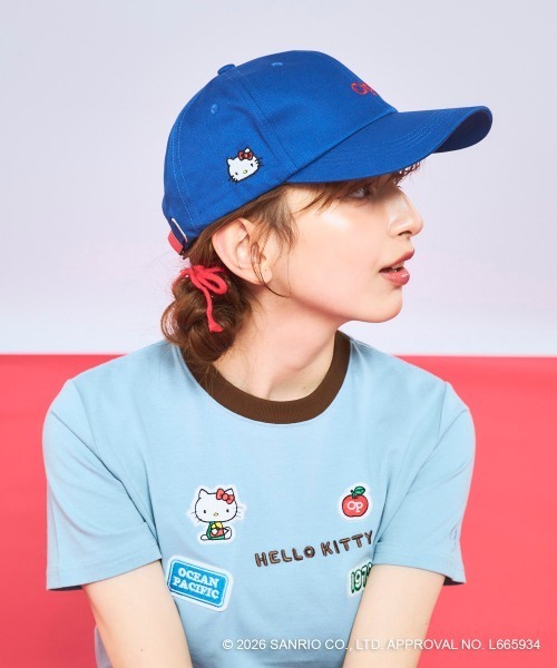 キャップ 帽子 「Ocean Pacific×ハローキティ」レディースワンポイント