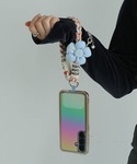 ミックスカラー にっこりフラワースマホハンドス...の詳細画像1