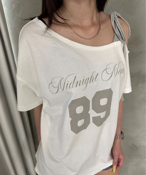 sedacle girl（セダクルガール） tシャツ 半袖 オフショルナンバリング
