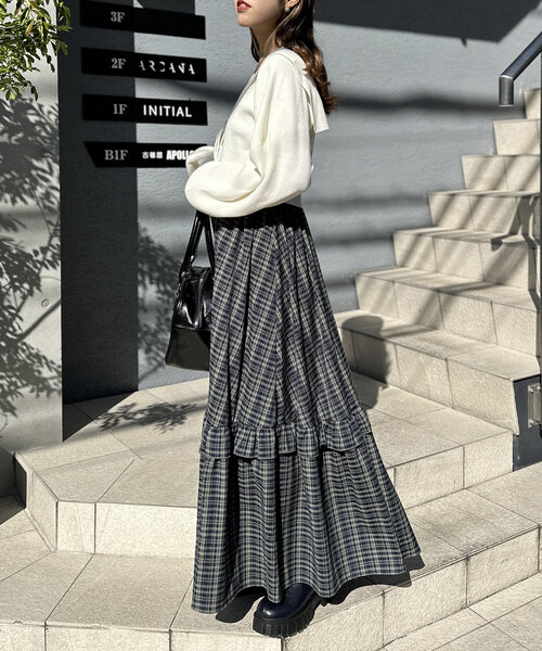 「w closet」 ニットアンサンブル FREE ブルー レディース_画像7