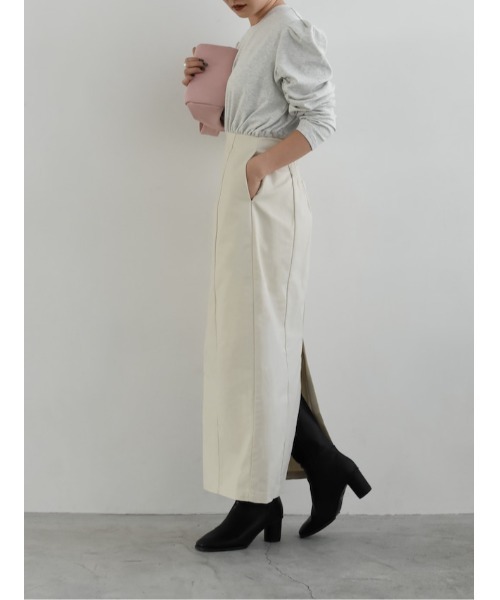「Katrin TOKYO」 長袖ワンピース X-SMALL スモークピンク レディース_画像4