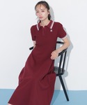 ワンピース 半袖 カノコポロシャツワンピースの詳細画像5