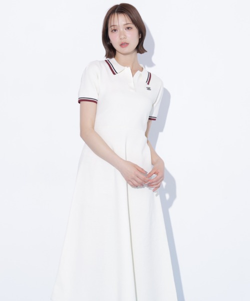 CPG ホワイトポロシャツスタイル ワンピース サイズ2 JILL by JILL STUART（ジルバイジルスチュアート） ワンピース 半袖