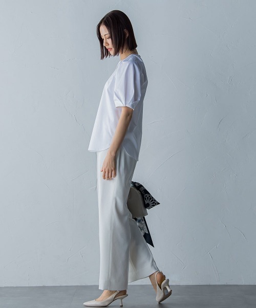 「LAUTREAMONT」 半袖カットソー 9号 イエロー レディース_画像9