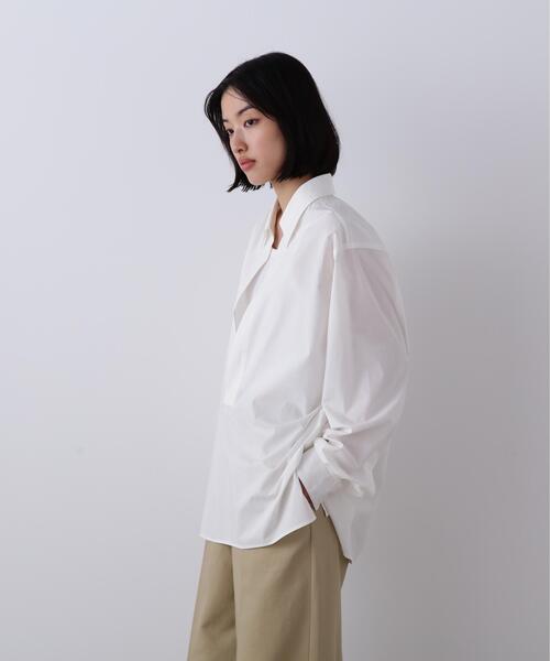 YLEVE（イレーヴ） ブラウス シャツ YLEVE / COTTON SILK TYPEWRITER 