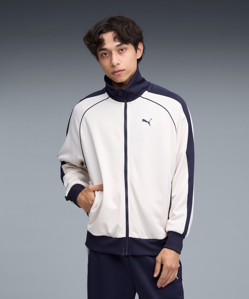 PUMA ドルトムント ジャージ トラックジャケット ホワイト PUMA（プーマ） ジャージブルゾン LARGE ホワイト系その他7 メンズ