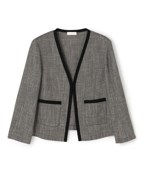 Ballsey 現行品ノーカラージャケット36 Ballsey（ボールジィ） ノーカラージャケット 36 グレー系その他