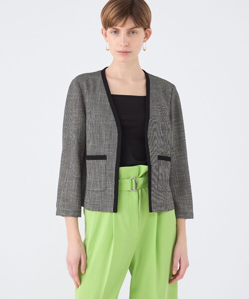Ballsey 現行品ノーカラージャケット36 Ballsey（ボールジィ） ノーカラージャケット 36 グレー系その他
