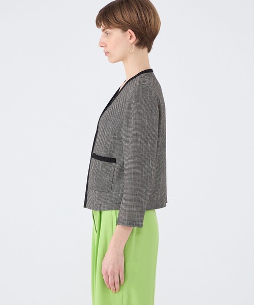 Ballsey（ボールジィ） ノーカラージャケット 36 グレー系その他