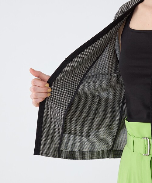 Ballsey（ボールジィ） ノーカラージャケット 36 グレー系その他