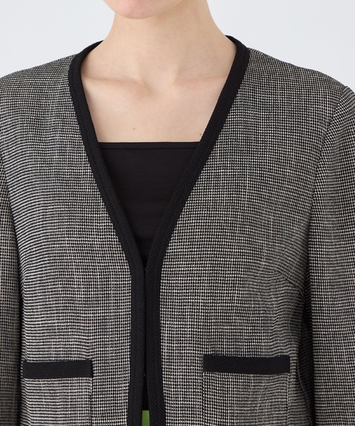 Ballsey（ボールジィ） ノーカラージャケット 36 グレー系その他
