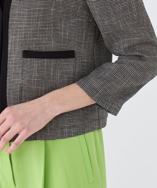 Ballsey（ボールジィ） ノーカラージャケット 36 グレー系その他