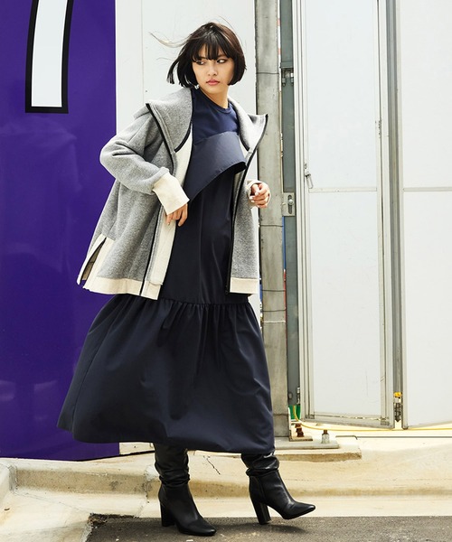 AVIE（アビィ） パーカー 「RENEWAL」テントライン裏毛パーカー