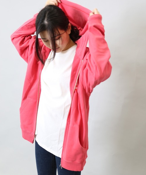 FRUIT OF THE LOOM（フルーツオブザルーム） パーカー 製品染めZIP UP