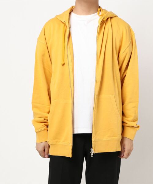 FRUIT OF THE LOOM パーカー 製品染めZIP UP メンズ レディース
