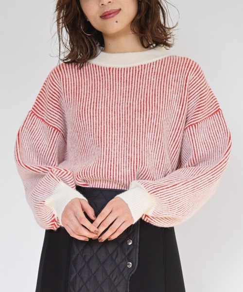 RANAN（ラナン） ニット セーター ストライプ配色ニット レディース