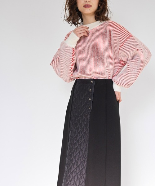 RANAN（ラナン） ニット セーター ストライプ配色ニット レディース