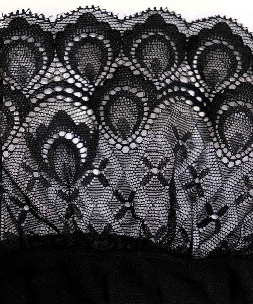 OSYAREVO（オシャレボ） タイツ ニーハイ ドッキングレース シアー